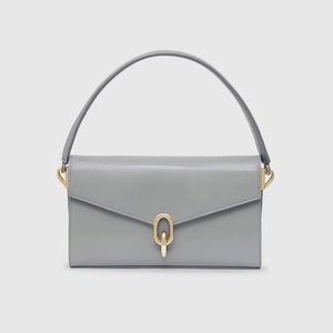 Anine Bing - Colette Bag in Grey Saffiano